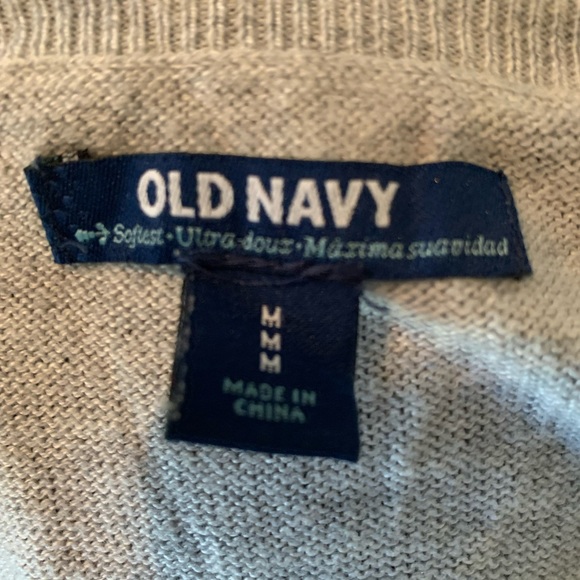 🍂Old Navy owl gray light sweater - Picture 2 of 2